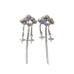 Grunge Aesthetic Cloud Earrings - Boogzel Clothing