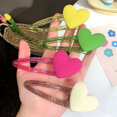 aesthetic Heart Crush Hair Clips boogzel apparel