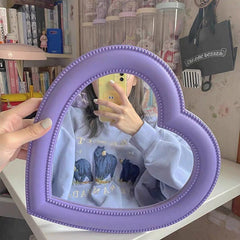 aesthetic heart mirror boogzel apparel