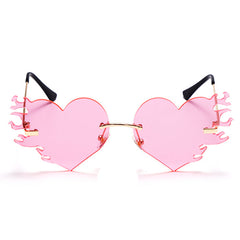 heart flames glasses boogzel apparel