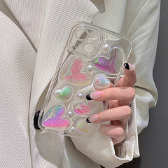 heart glitter iphone case boogzel apparel