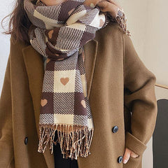 heart wool scarf boogzel apparel