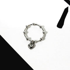 heart pendant ring boogzel apparel