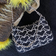 heart pearl bag boogzel apparel