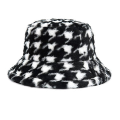 houndstooth bucket hat boogzel apparel