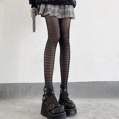 houndstooth tights boogzel apparel