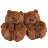 Hugging Teddy Bear Slippers - Boogzel Clothing