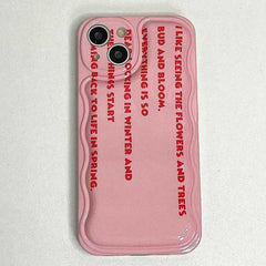 pink graphic print iphone case boogzel apparel