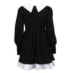 collar mini black dress boogzel apparel