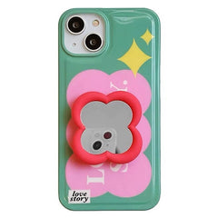 aesthetic mirror holder iphone case boogzel apparel