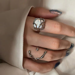 Minimalist Aesthetic Ring Set boogzel apparel