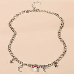 mushroom necklace boogzel apparel