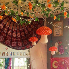 Mushroom Shaped Paper Lanterns boogzel apparel