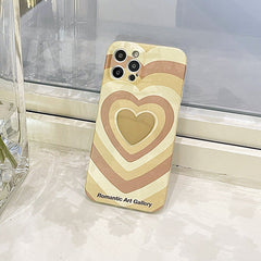beige heart iphone case boogzel apparel