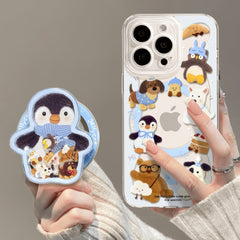 Penguin-iPhone-Case-Grip-Set