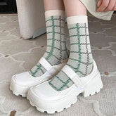 plaid crew socks boogzel apparel