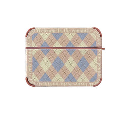plaid pattern airpods case boogzel apparel
