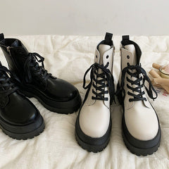 aesthetic platform boots boogzel apparel