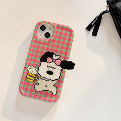 plaid aesthetic iphone case boogzel apparel