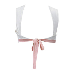 pink bow satin top boogzel apparel