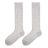 Basic Ribbed Knee High Socks