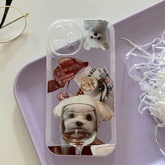 wine glass iphone case boogzel apparel