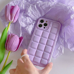 purple plaid iphone case boogzel apparel