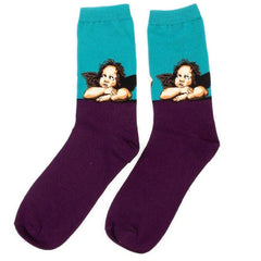 Raphael's Angel Socks painting art socks shop boogzel apparel