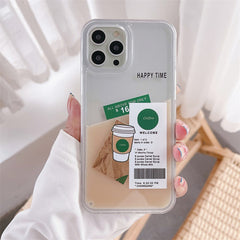 Iced Coffee Liquid Quicksand IPhone Case boogzel