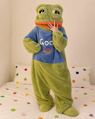 Sad-Frog-Fleece-Onesie-Pajama-Boogzel-Clothing