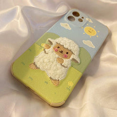 aesthetic embroidery iphone case boogzel apparel