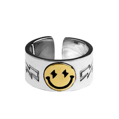smiley face ring boogzel apparel