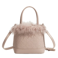 pink fluffy bag boogzel apparel