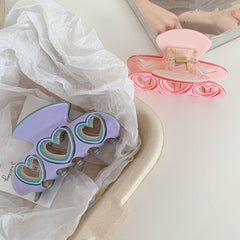 soft aesthetic heart hair claw boogzel apparel