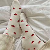 heart print socks boogzel apparel