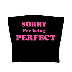 sorry for being perfect tube top boogzel clothing