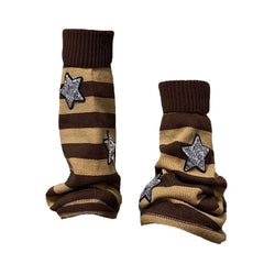 striped leg warmers boogzel apparel