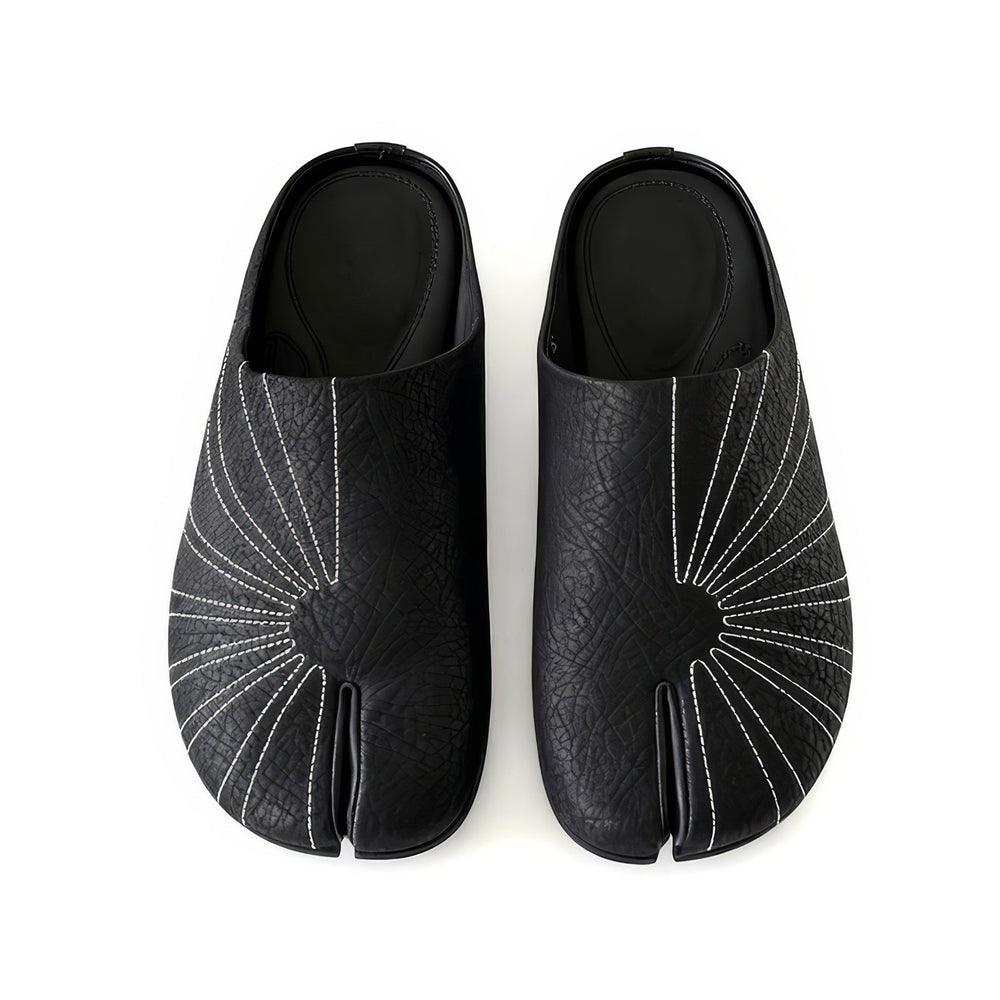 Sun-Embroidered-Tabi-Mule-Flats-split-toe-shoes-bboogzel-clothing-slippers_