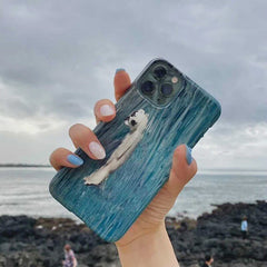 swimming bear iphone case boogzel apparel