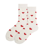 Vintage Red Hearts Socks boogzel clothing