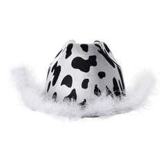 Y2K Aesthetic Cow Print Hat boogzel apparel