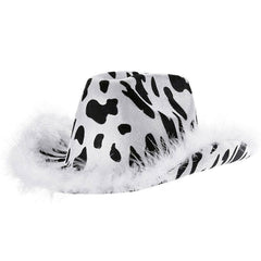 Y2K Aesthetic Cow Print Hat boogzel apparel