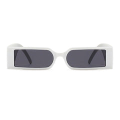 white rectangle sunglasses boogzel apparel