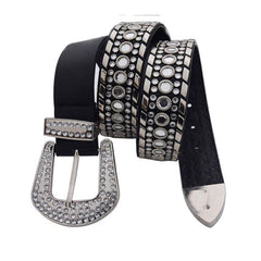y2k rhinestone belt boogzel apparel