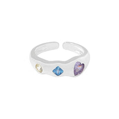 y2k rhinestone ring boogzel apparel