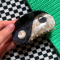 yin yang hair clip boogzel apparel