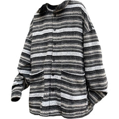80's Grandma Striped Cardigan Sweater - Boogzel Clothing