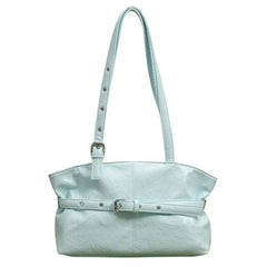 pastel blue buckle shoulder bag boogzel clothing