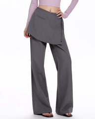 aesthetic layered skirt pants boogzel clothing