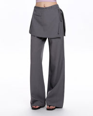 aesthetic layered skirt pants boogzel clothing